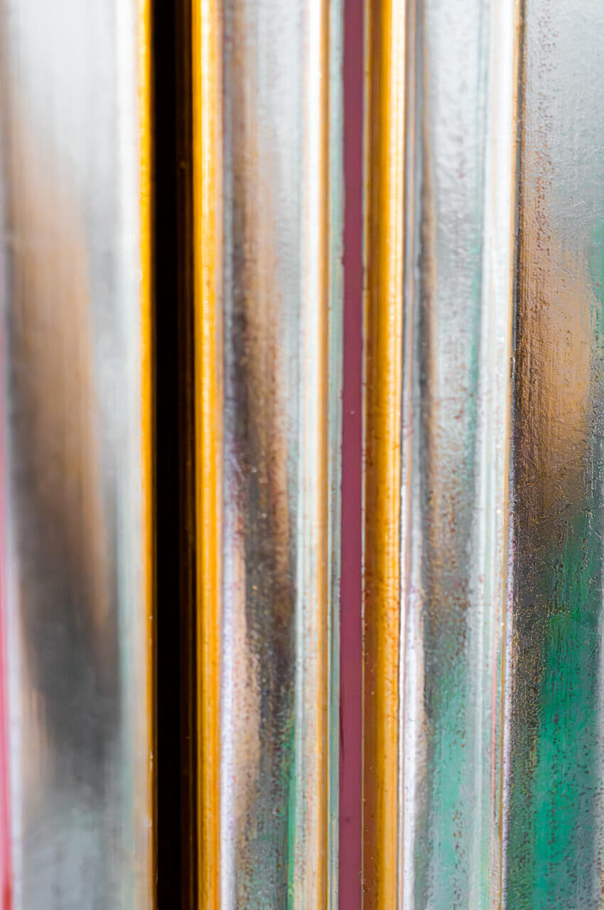 Colored Rods with Hot Gilding