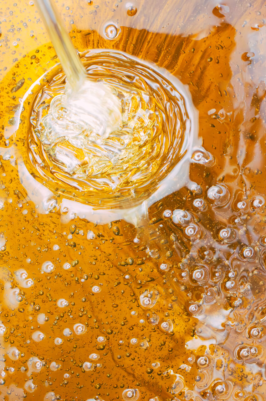 Inside of a bucket of water-based sealer for frames with a natural effect