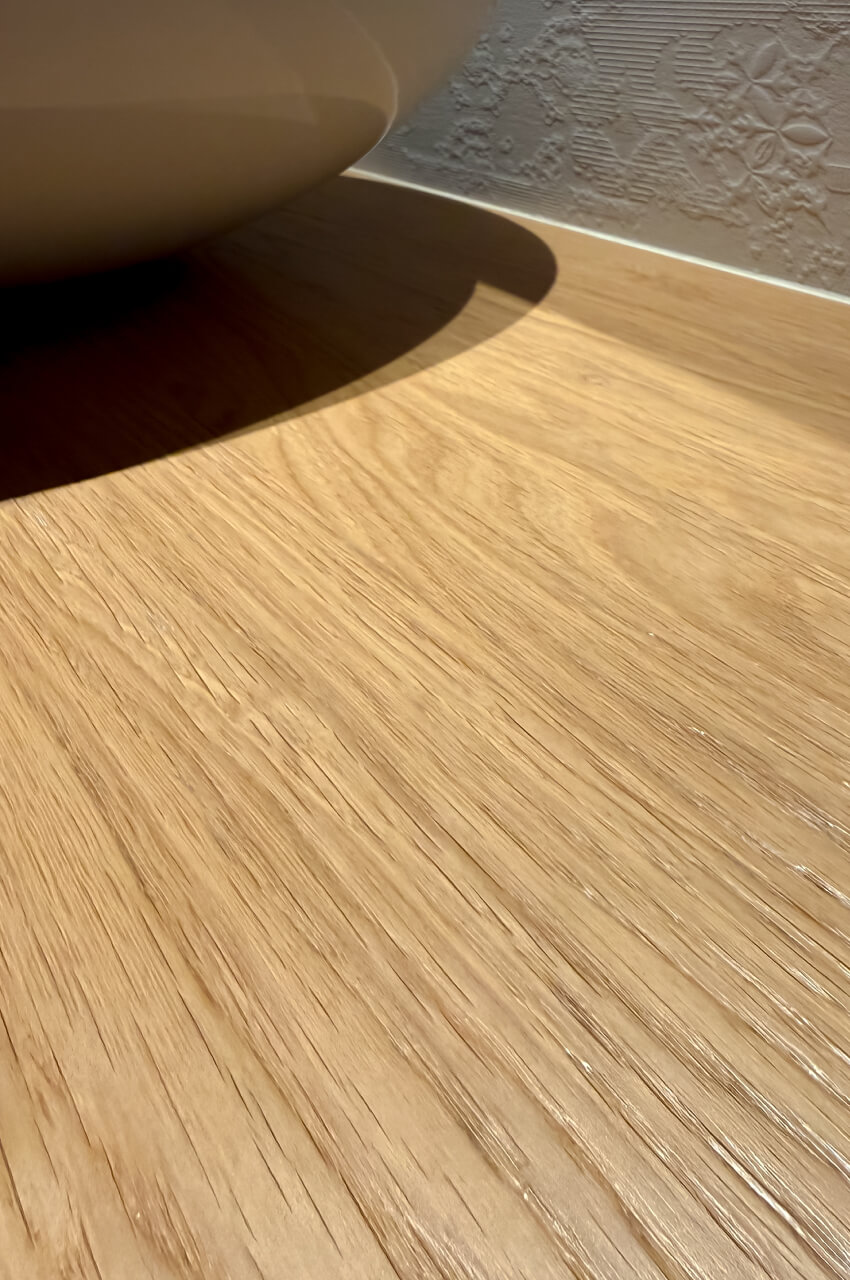 Wooden furniture treated with antibacterial finish